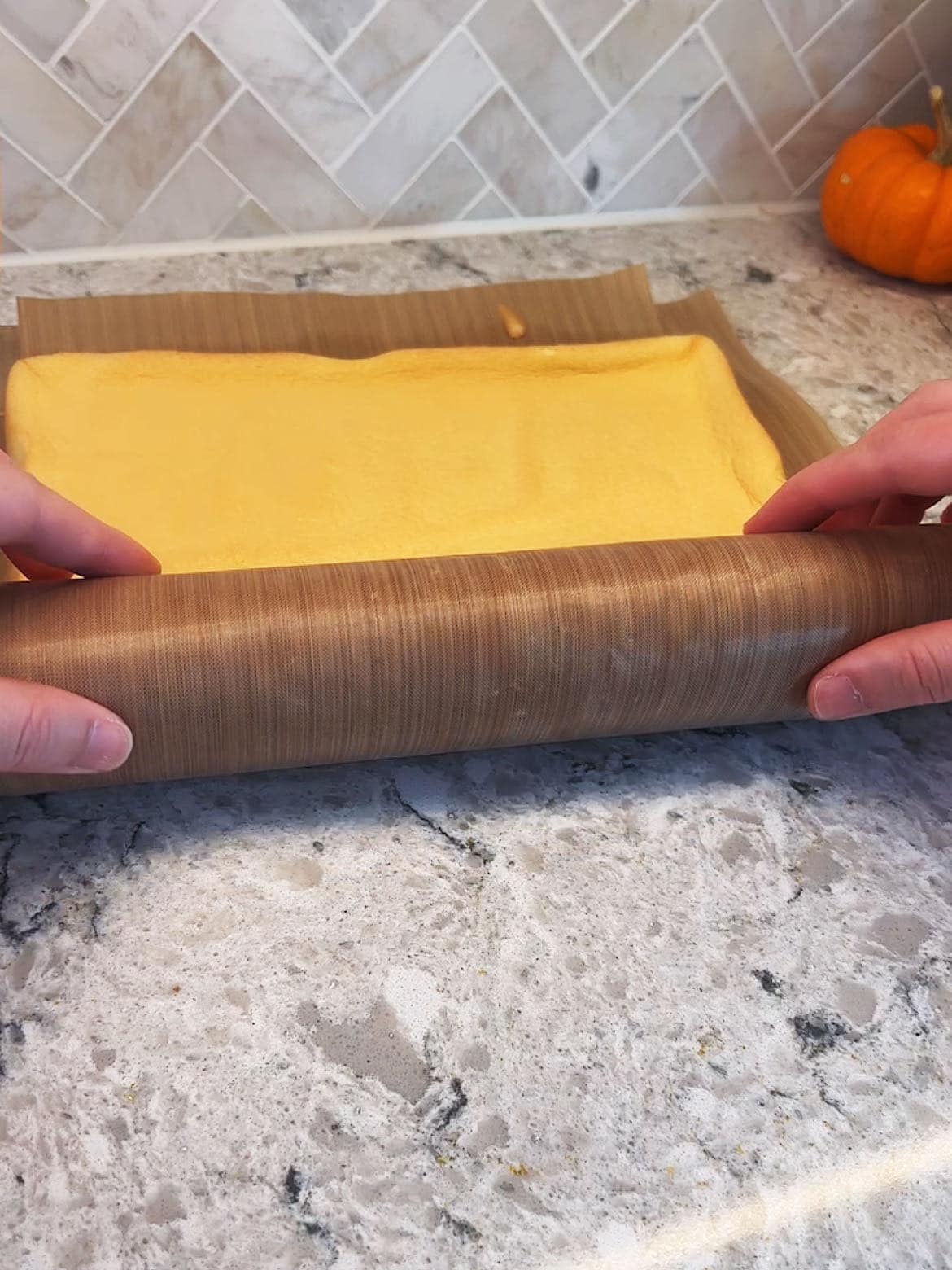 Japanese Roll Cake - Easy & Basic Chiffon Sheet Cake Recipe