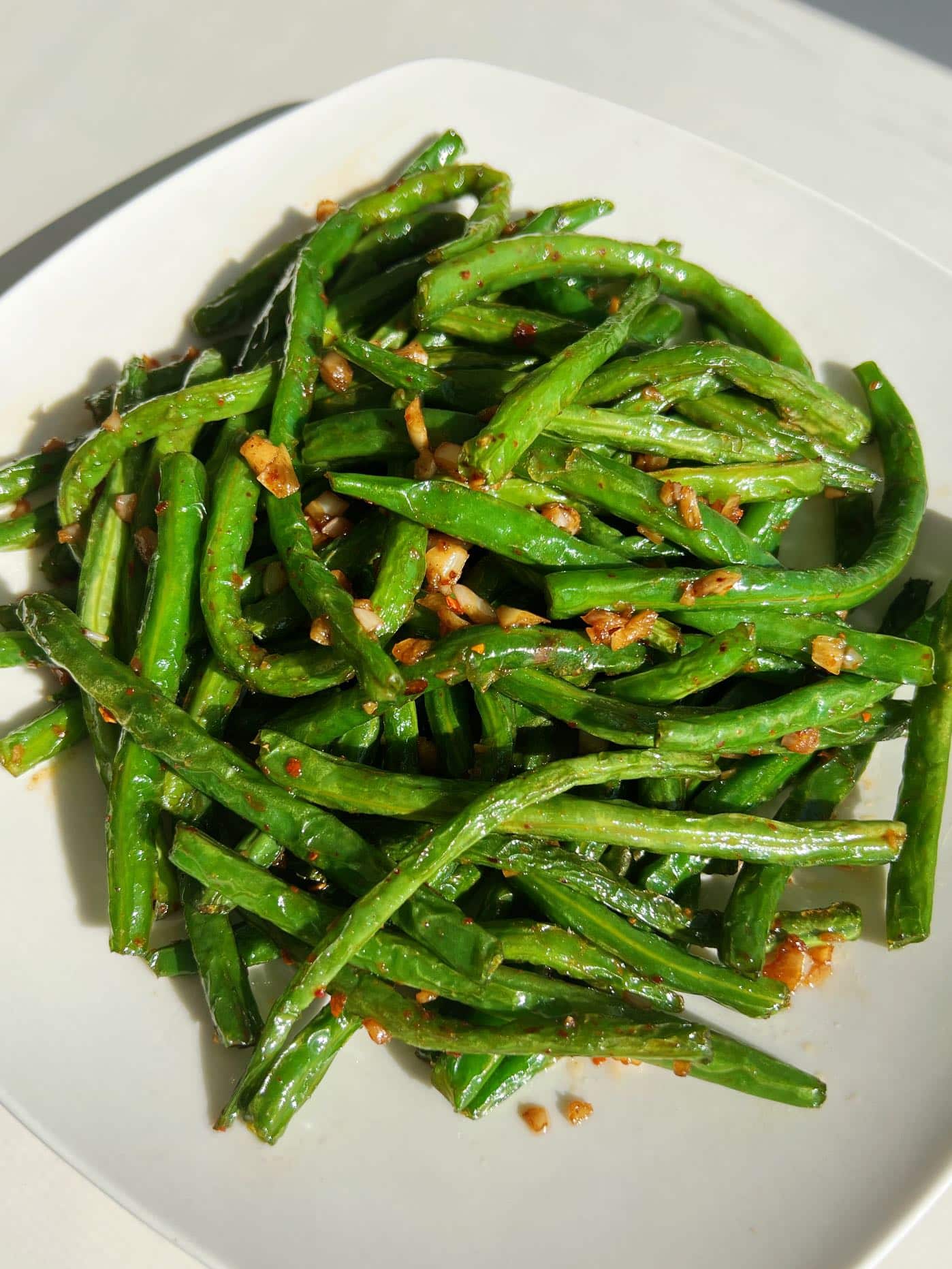 Din Tai Fung Green Beans  garlic & buttery green beans recipe