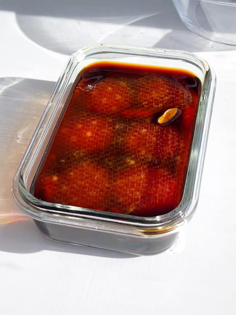 Soy Cured Egg Yolk