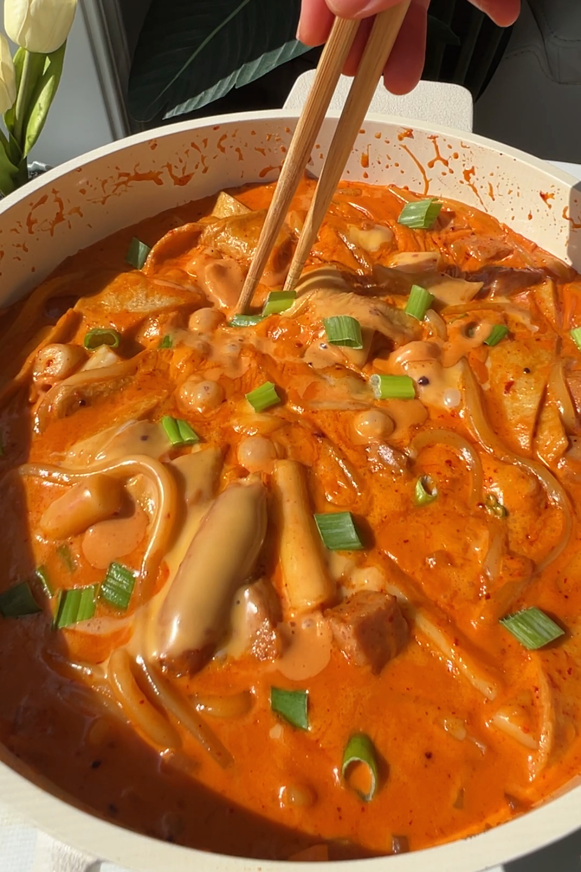 Rosé tteokbokki & Noodles