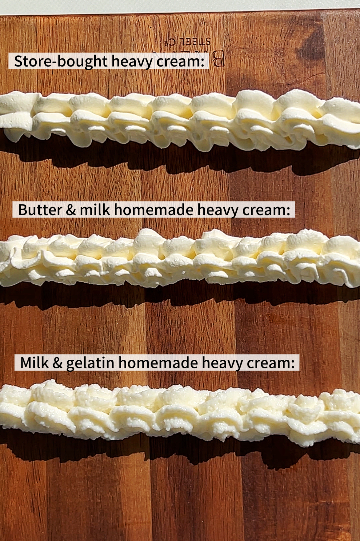 How to Make Heavy Cream with Milk and Gelatin