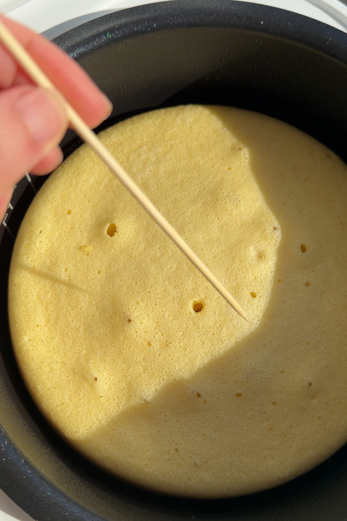 Rice Cooker Chiffon Cake