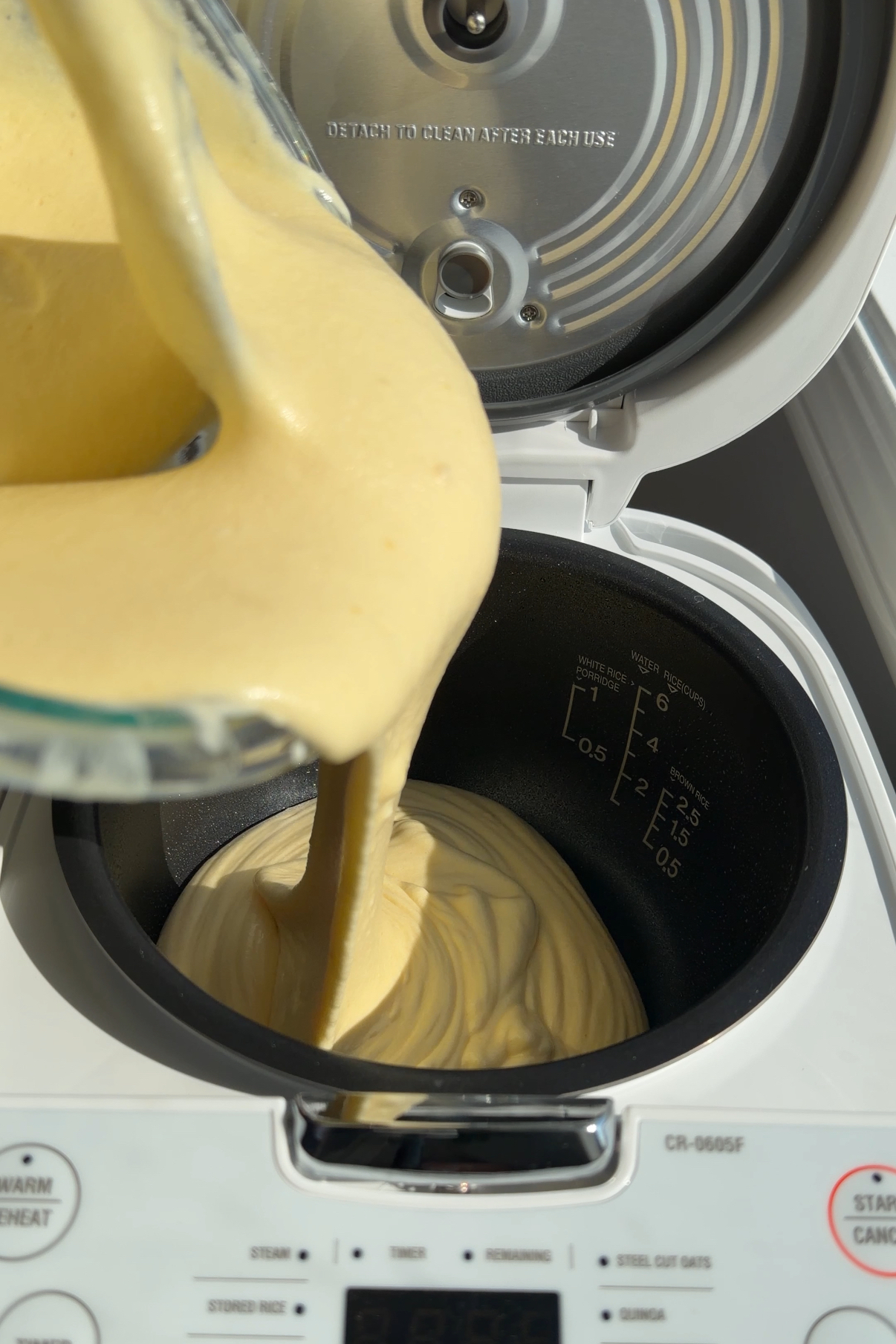 Rice Cooker Chiffon Cake