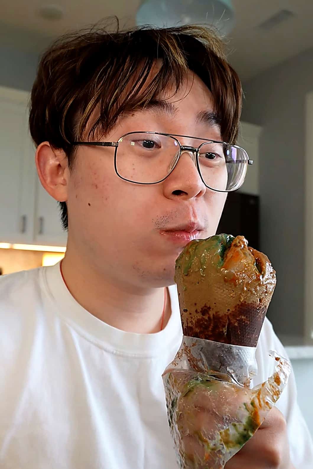 Banana Ice Cream – With Crunchy Chocolate Cones