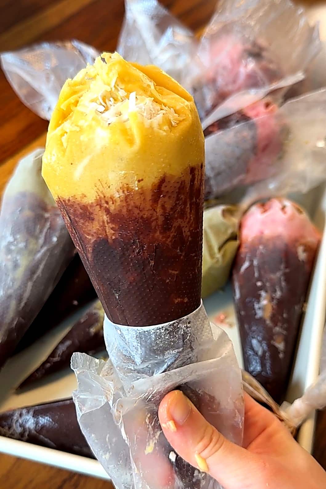 Banana Ice Cream – With Crunchy Chocolate Cones
