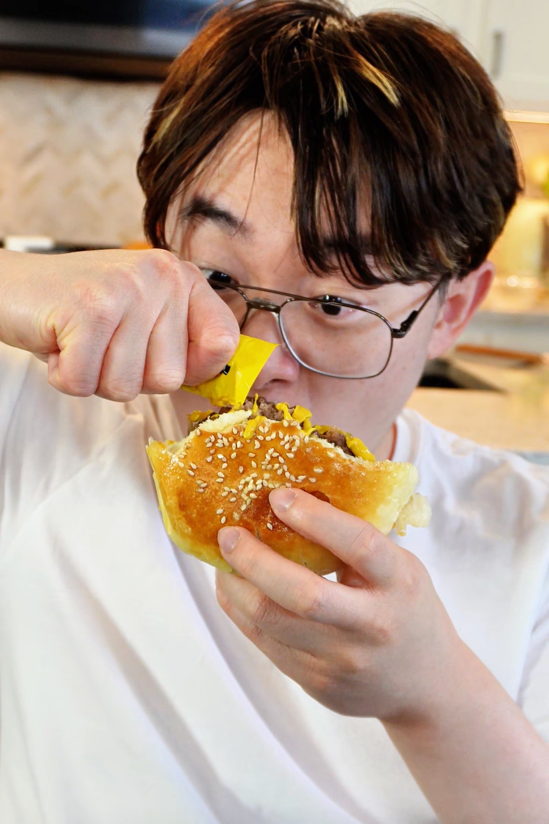 Closed Burger (with Homemade Burger Buns Recipe)